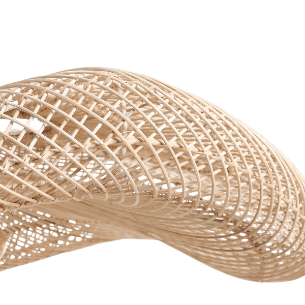Wave rotan lamp XXL Ø115x35 cm