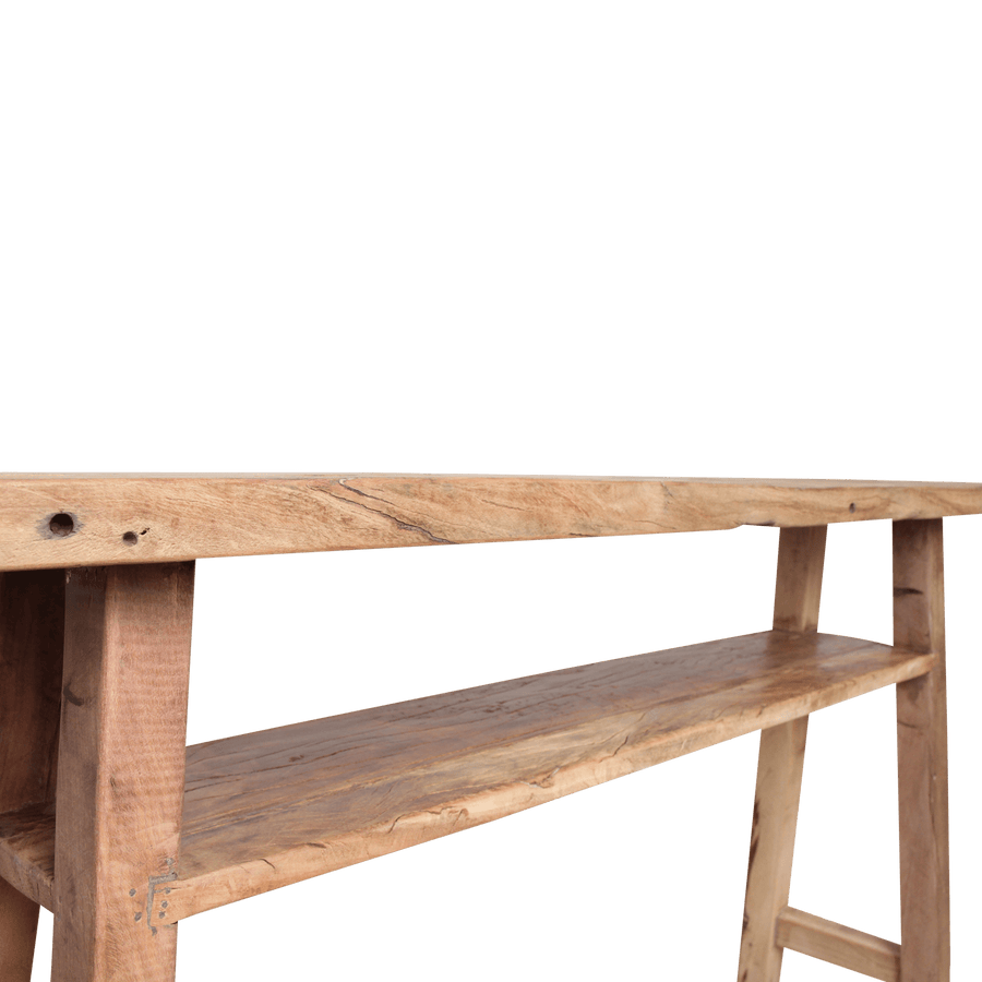 Farmwood wandtafel/sidetable large FSC-gerecycled hout