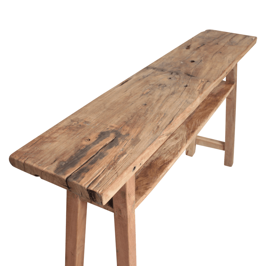 Farmwood wandtafel/sidetable large FSC-gerecycled hout