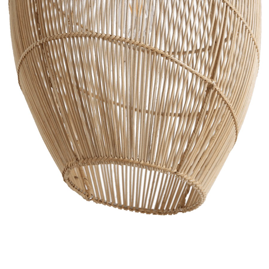 Luna rotan hanglamp Halo Ø 40x60 cm