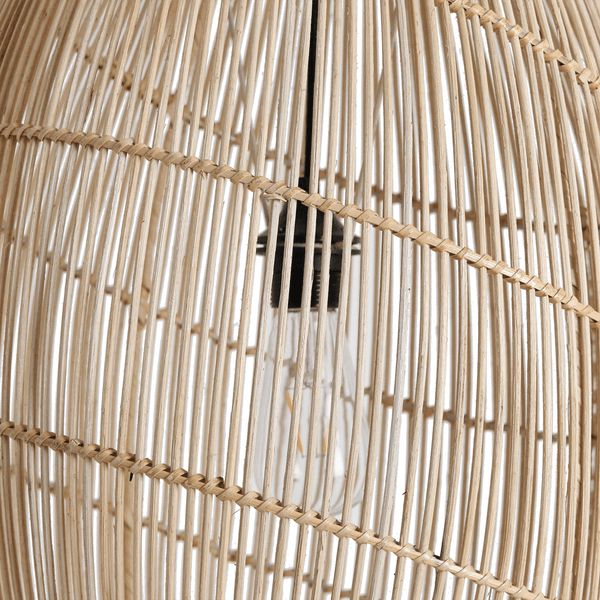 Luna rotan hanglamp Halo Ø 40x60 cm