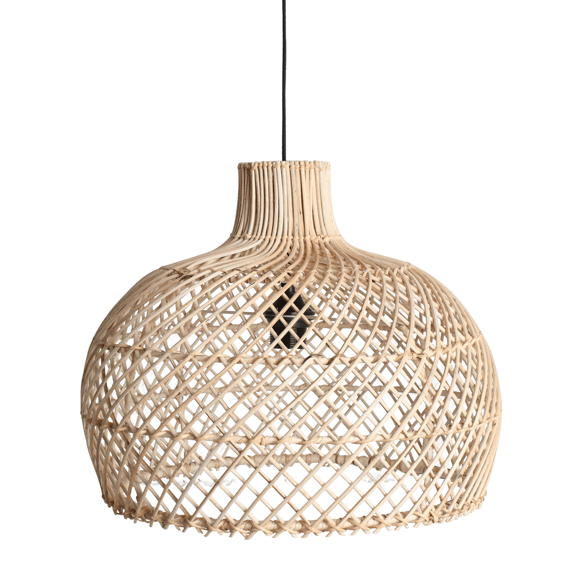 Maze rotan hanglamp naturel Ø 42x36 cm