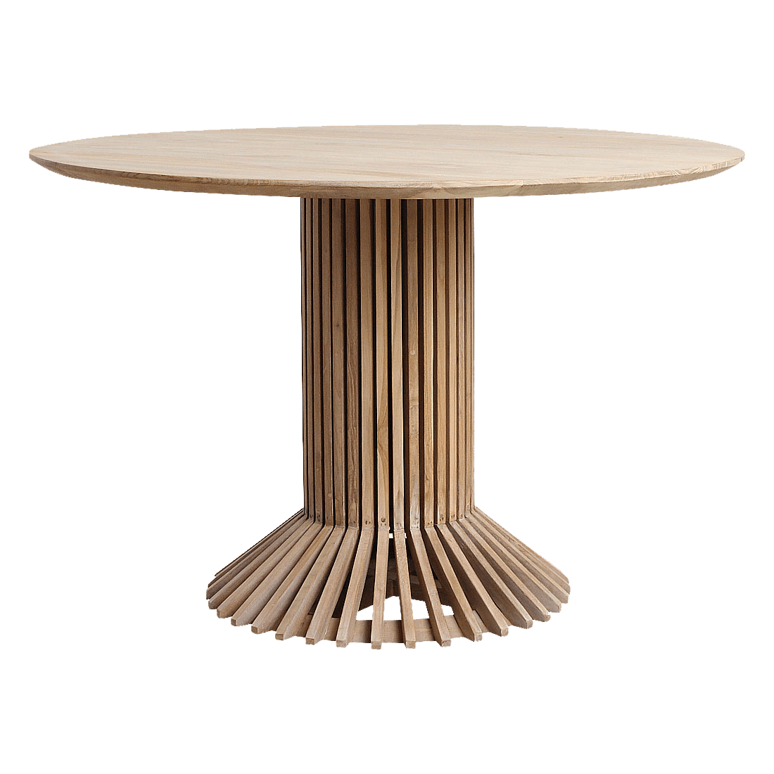 Eiffel teakhouten ronde eettafel Ø 120 cm