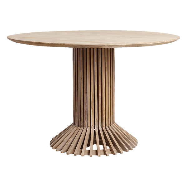Eiffel teakhouten ronde eettafel Ø 120 cm