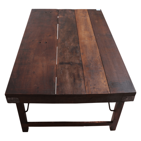 Bruine inklapbare salontafel 120x75x45 cm