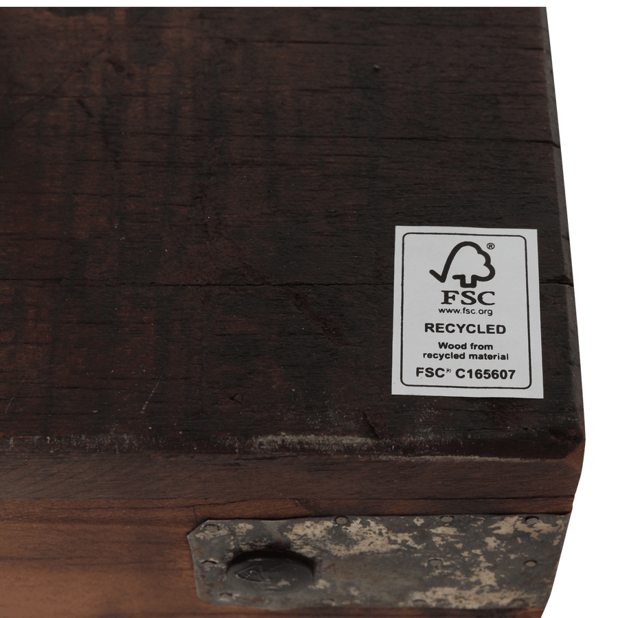 Bruine inklapbare salontafel 120x75x45 cm