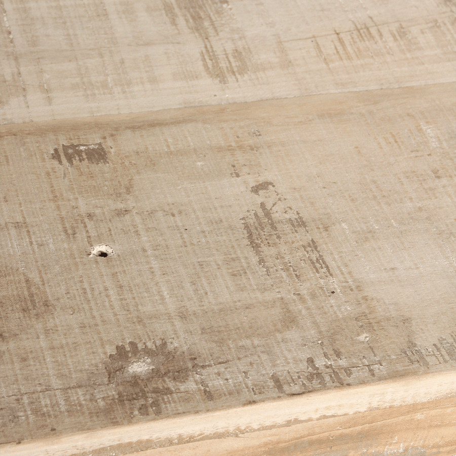 Limewash opklapbare wandtafel/console tafel 170x40x76 cm