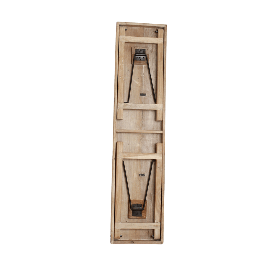 Limewash opklapbare wandtafel/console tafel 170x40x76 cm