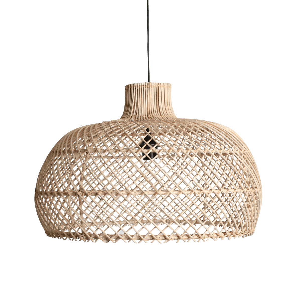 Maze rotan hanglamp naturelØ 57x36 cm