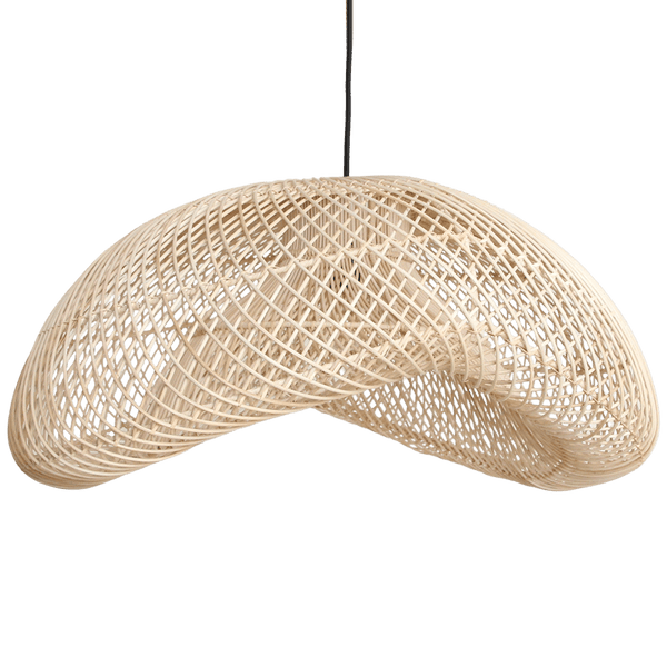 Maze rotan hanglamp organic XL Ø 75x31 cm