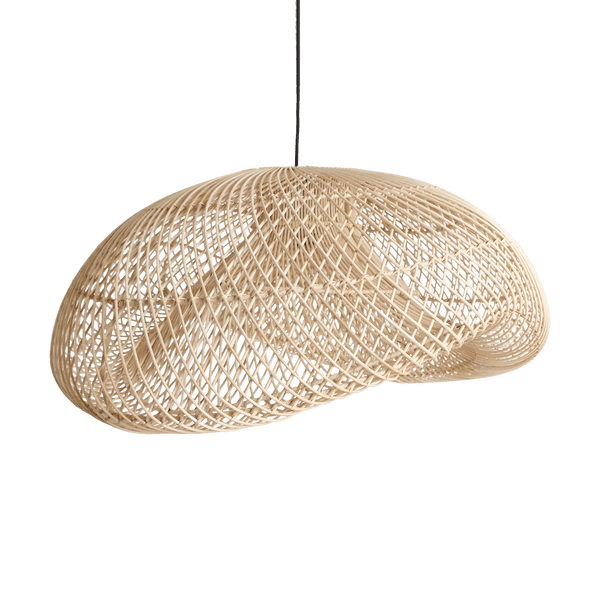 Maze rotan hanglamp organic XL Ø 75x31 cm