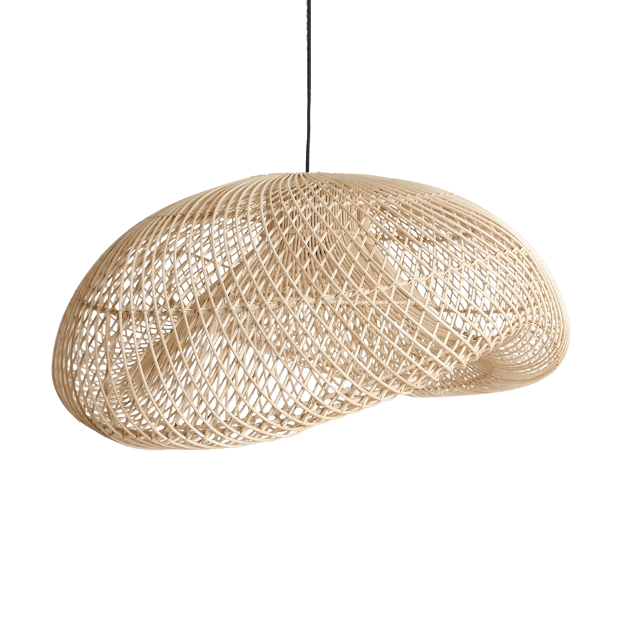 Maze rotan hanglamp organic XL Ø 75x31 cm
