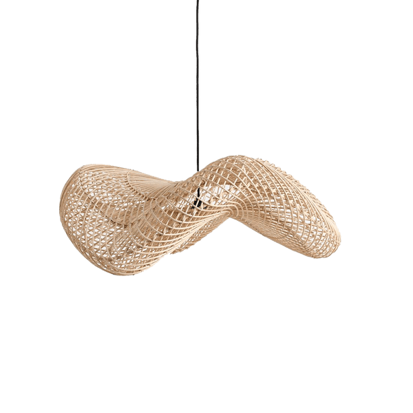 Wave rotan hanglamp L Ø 71x26 cm
