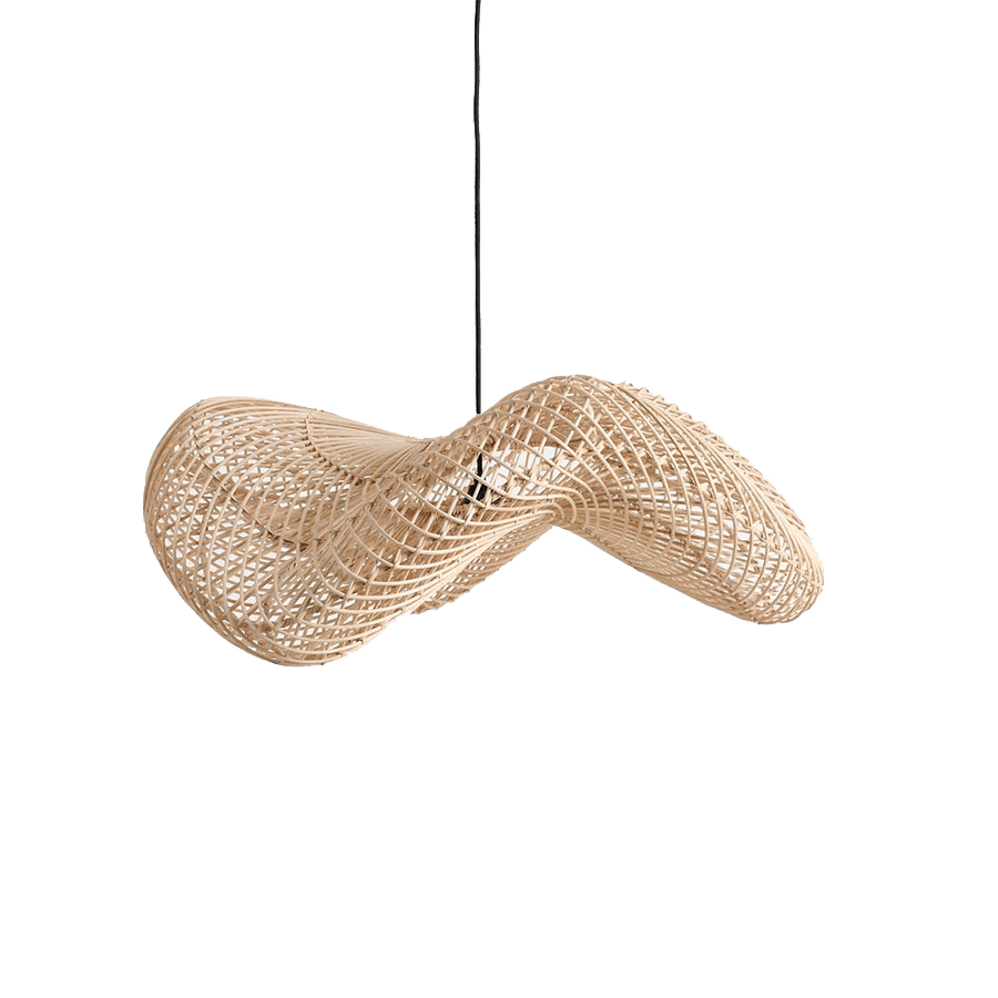 Wave rotan hanglamp L Ø 71x26 cm
