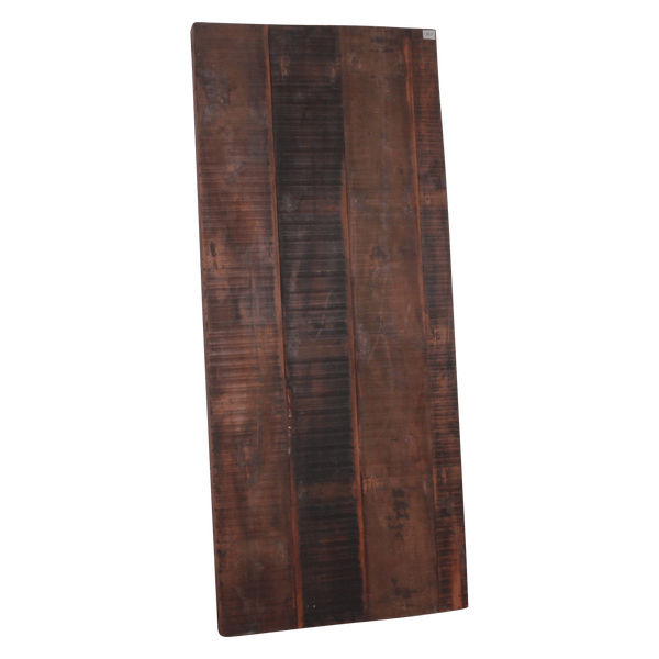 Inklapbare vintage eettafel XL Gerecycled hout 190x80x76 cm