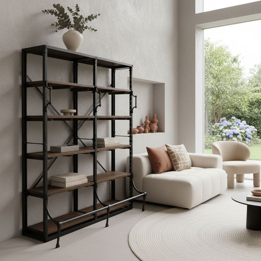 Dubbele boekenkast/archiefkast