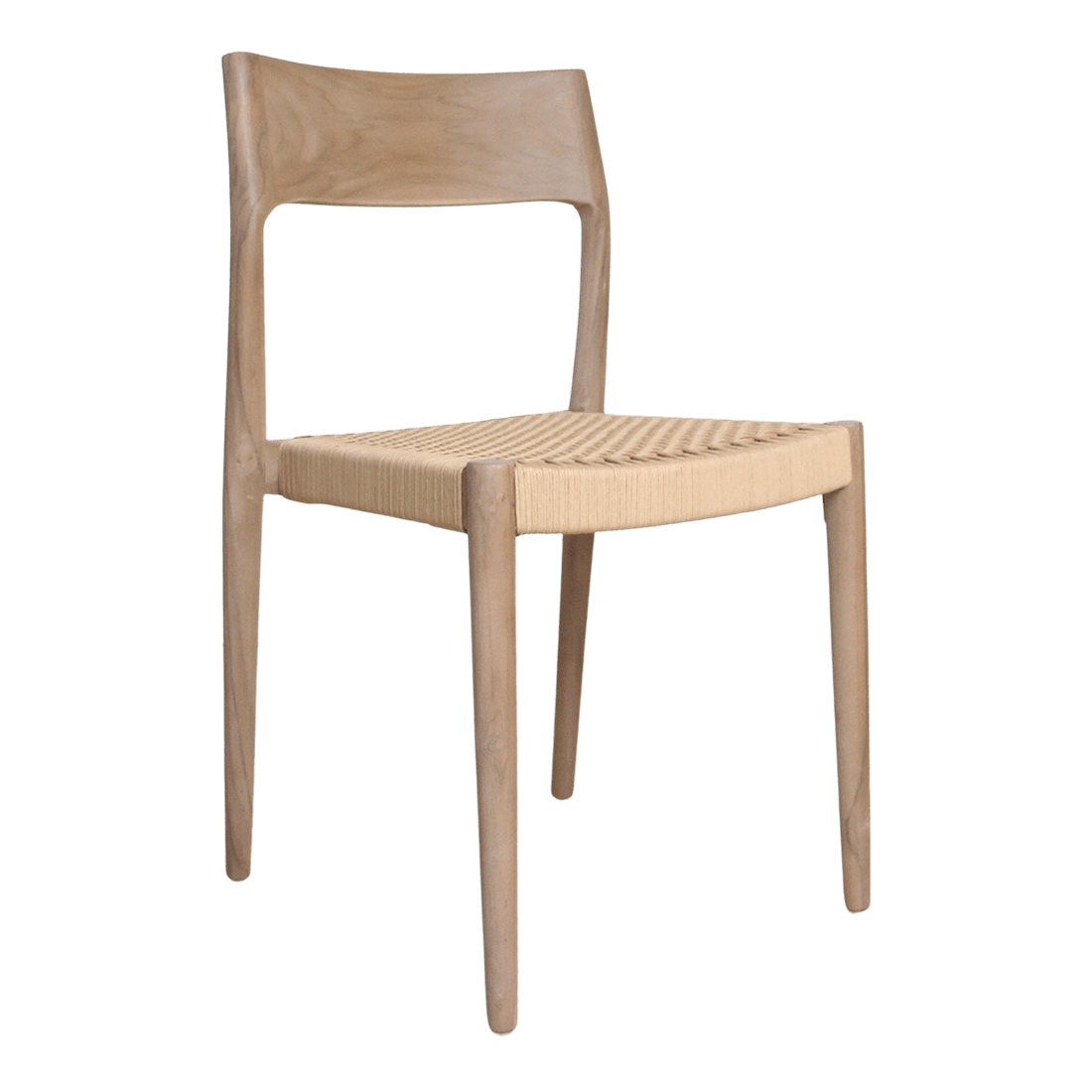 Freya licht teakhouten tuinstoel Naturel set van 2