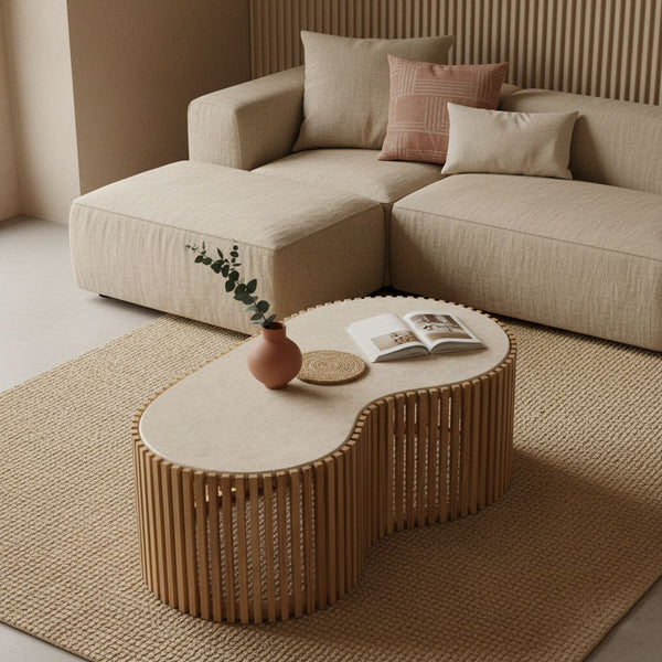 Infinity marmeren salontafel Pool 93x54x35 cm