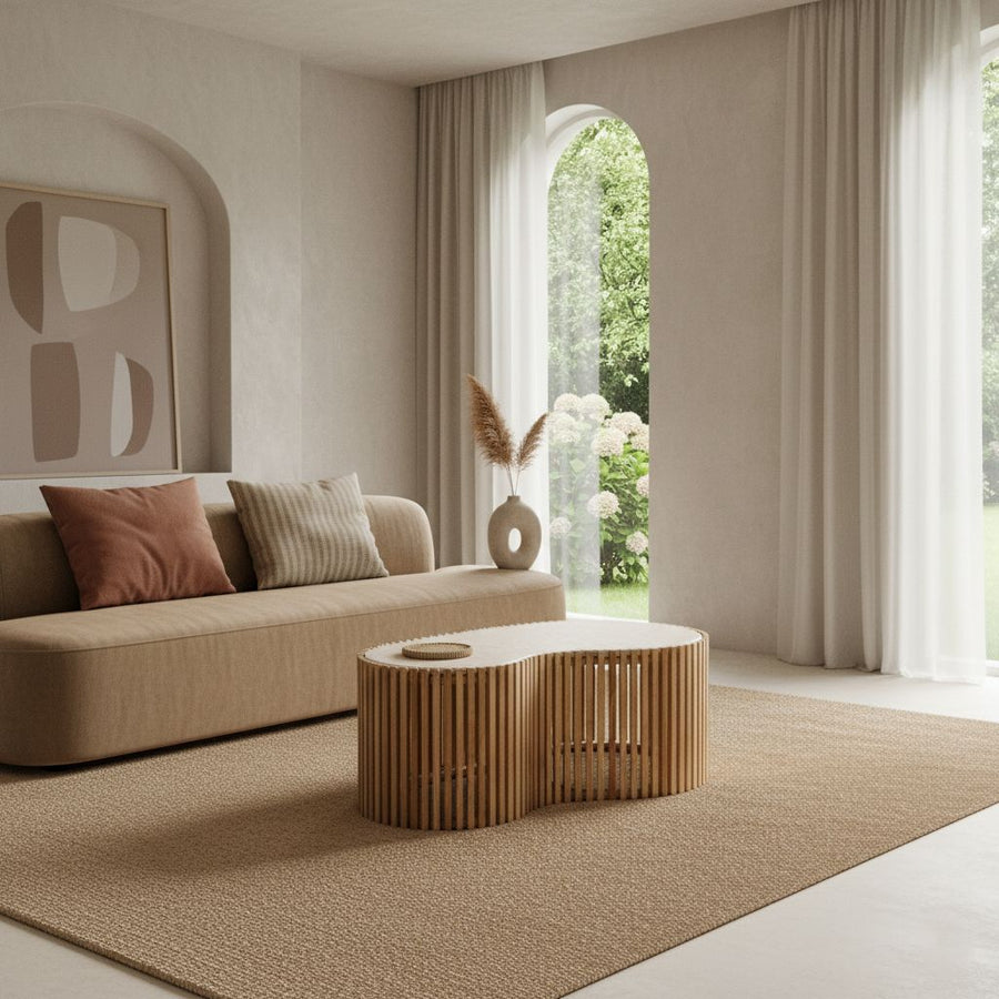 Infinity marmeren salontafel Pool 93x54x35 cm
