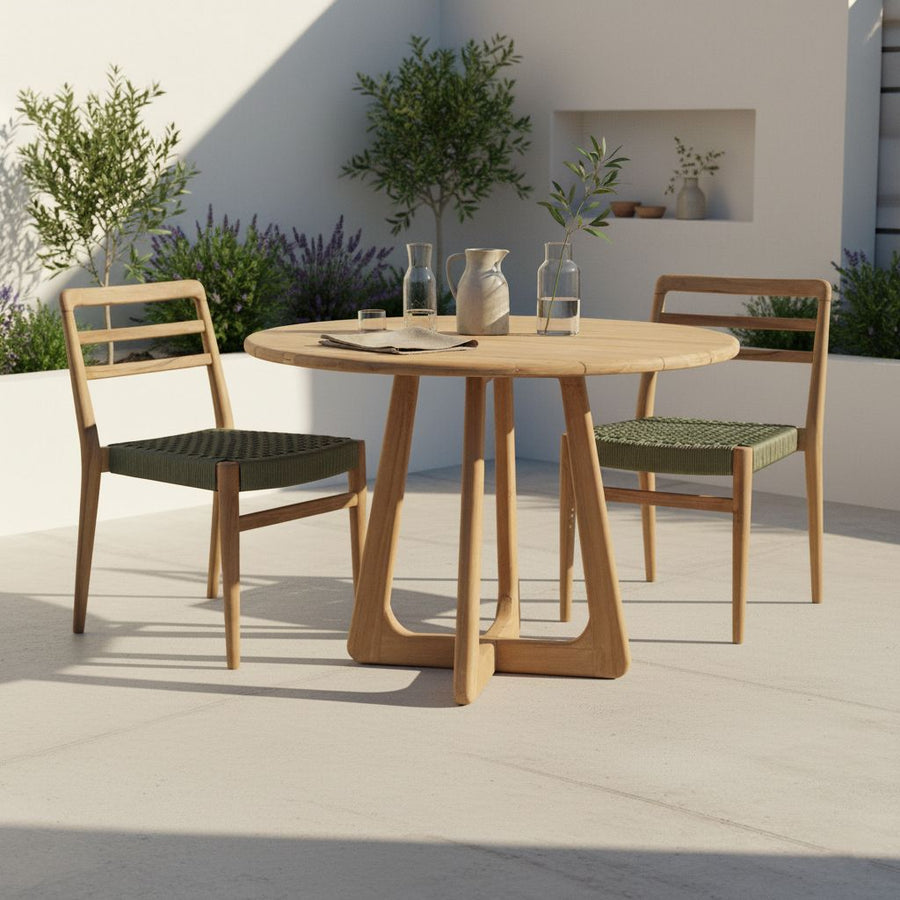Verano teakhouten ronde tuintafel Ø100 cm
