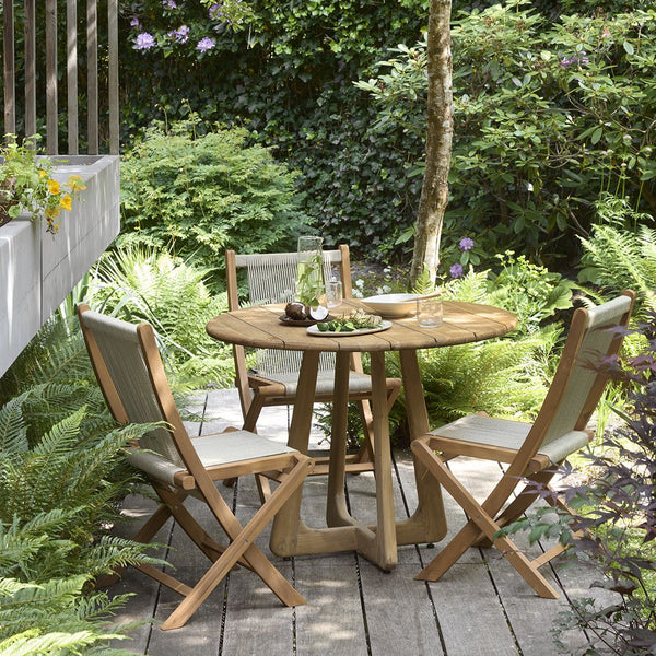Verano teakhouten ronde tuintafel Ø100 cm