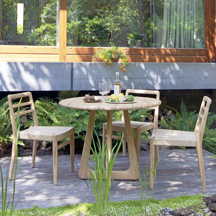 Verano teakhouten ronde tuintafel Ø100 cm