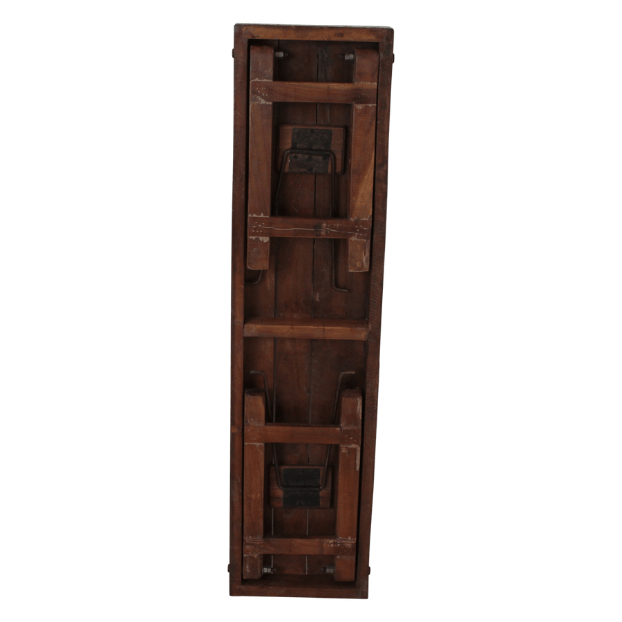 Inklapbare eetkamerbank FSC-gerecycled hout120 cm