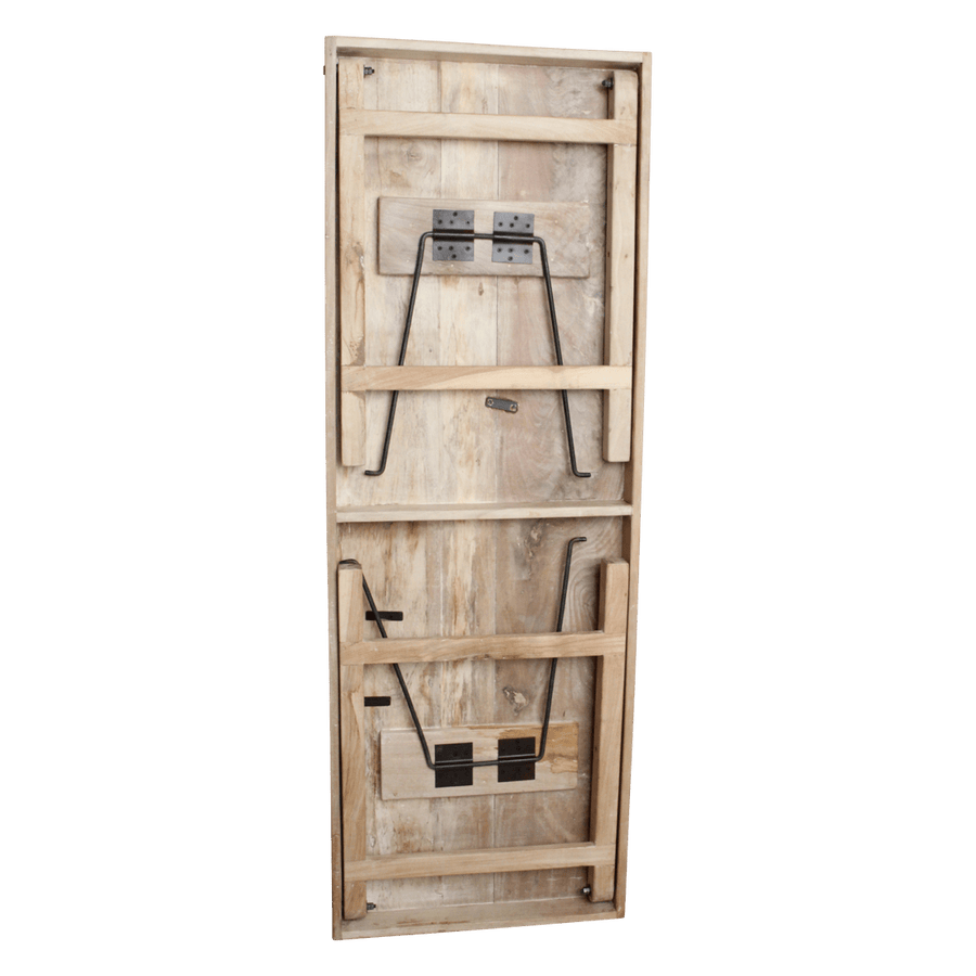 Limewash opklapbare eettafel 172x60x76 cm