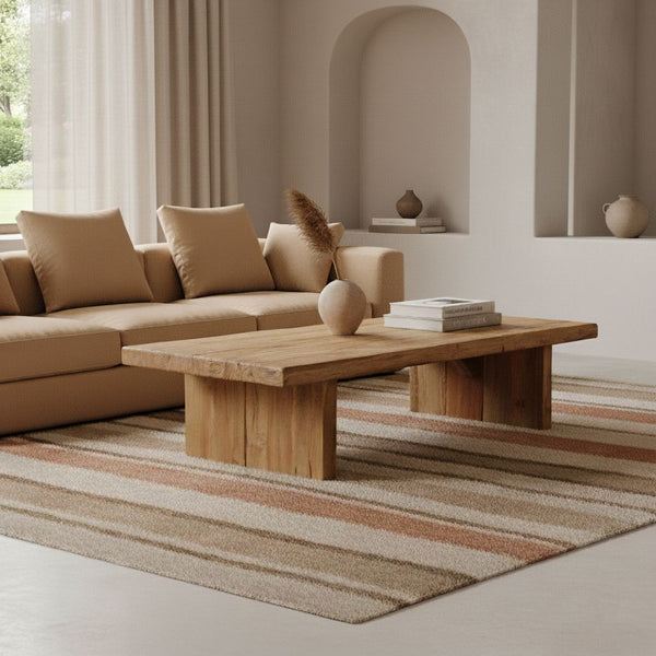 Teakhouten salontafel FSC-gerecycled 140x60x30 cm