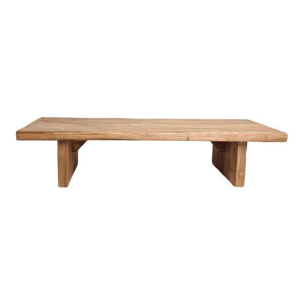 Teakhouten salontafel FSC-gerecycled 140x60x30 cm