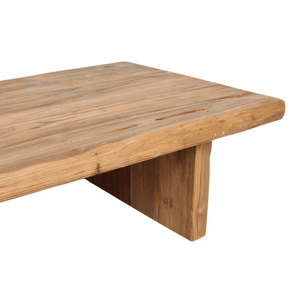 Teakhouten salontafel FSC-gerecycled 140x60x30 cm