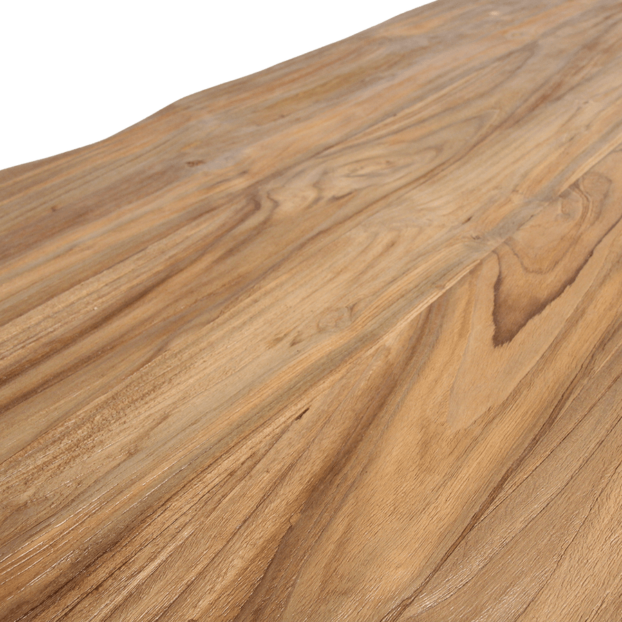 Teakhouten salontafel FSC-gerecycled 140x60x30 cm