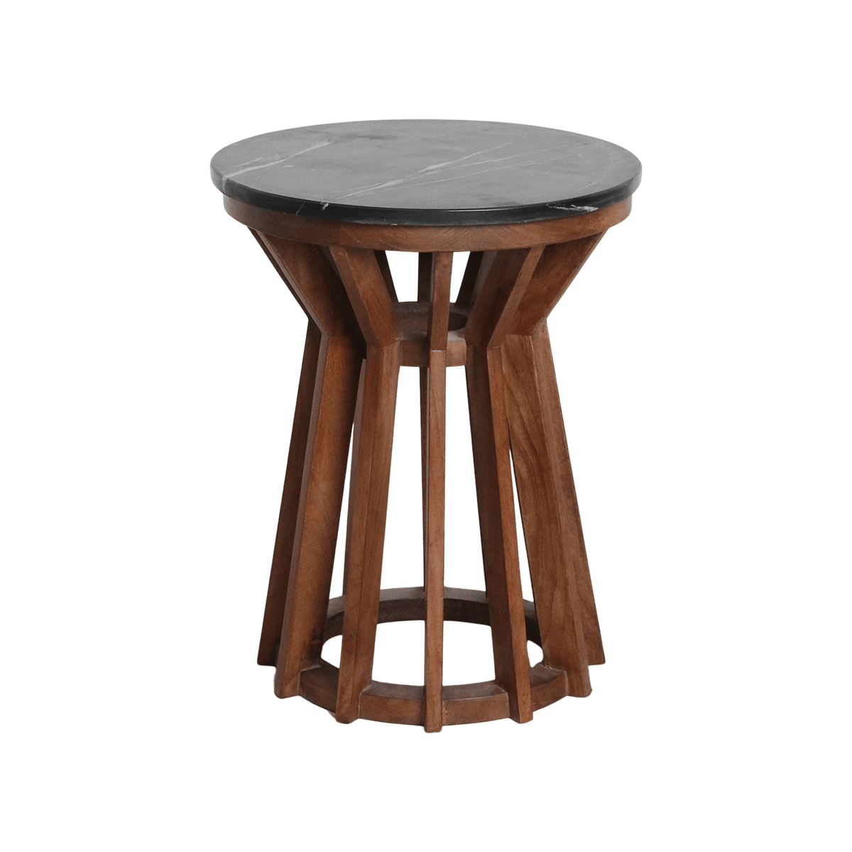 Sabah marmeren bijzettafel zwart