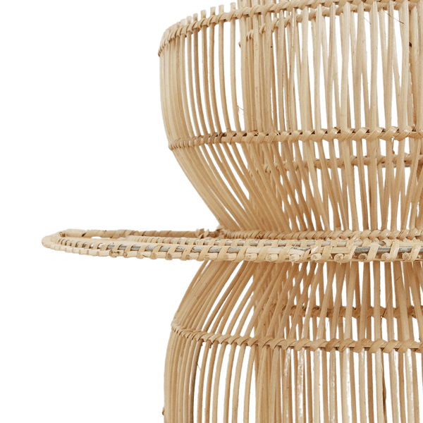 Saturn rotan wandlamp 33x52x55 cm