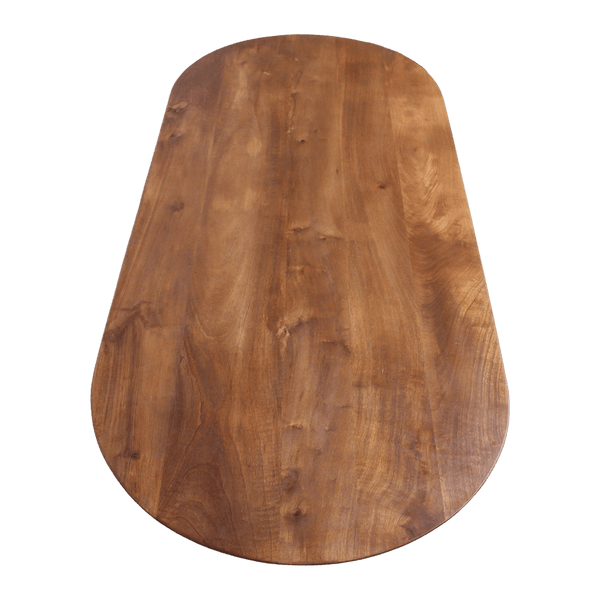 Bullnose coffee table brown
