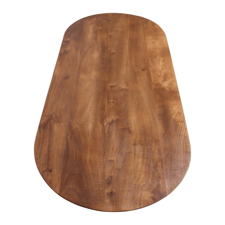 Bullnose coffee table brown