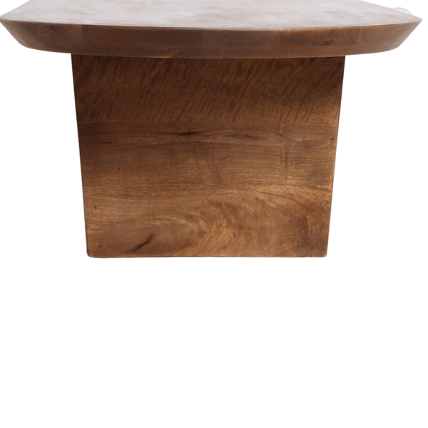 Bullnose coffee table brown