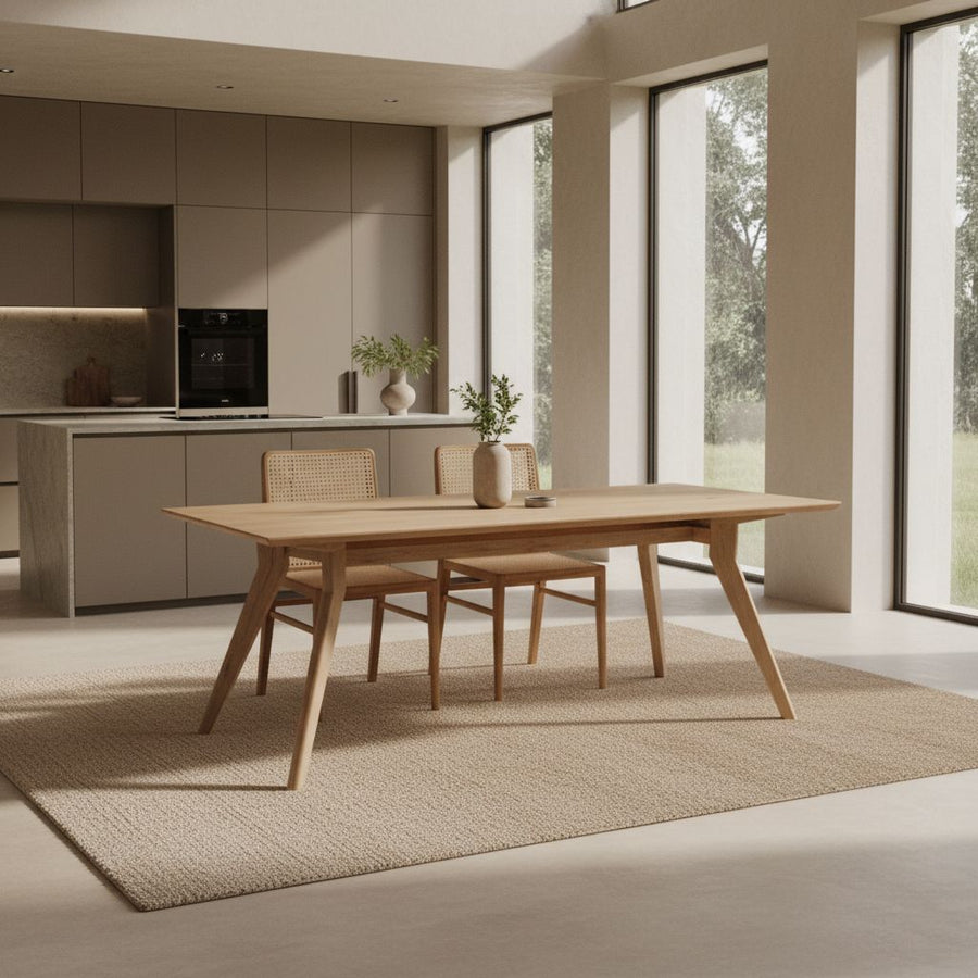 Studio teakhouten eettafel 200 cm