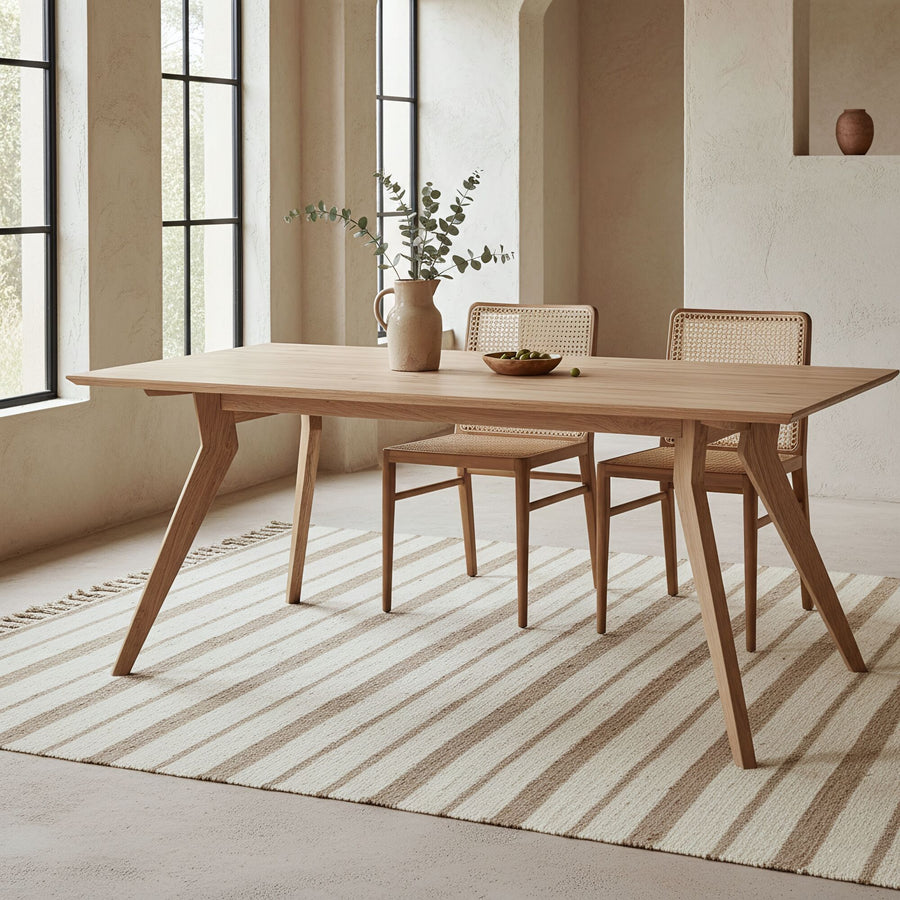 Studio teakhouten eettafel 240 cm