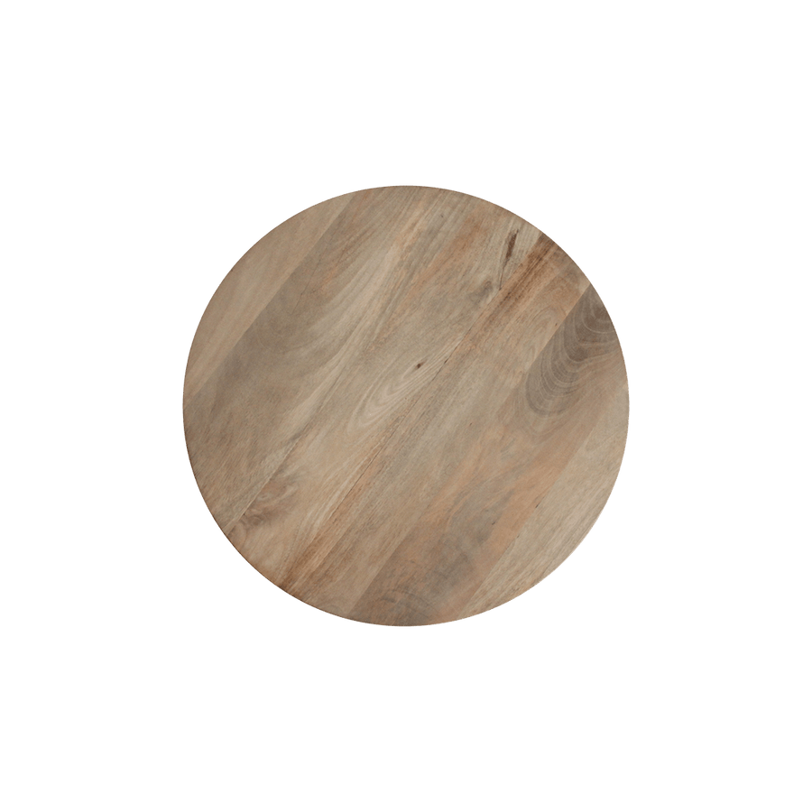 Bullnose bijzettafel reversed naturel Ø 55 cm