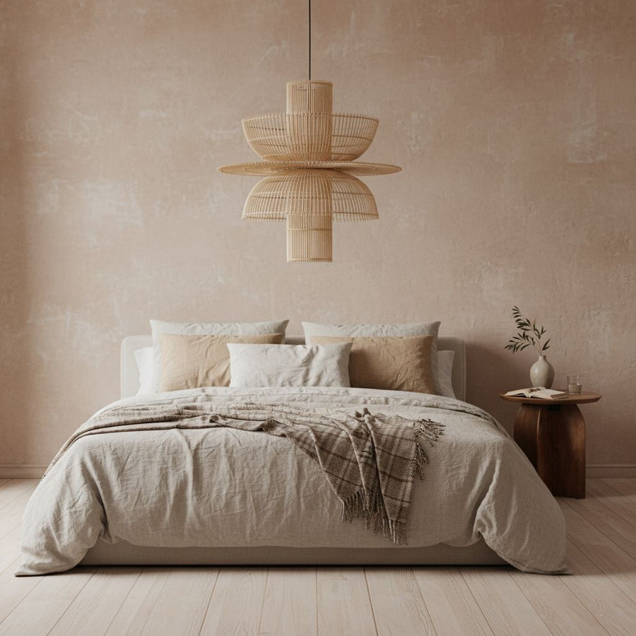 Saturn rotan hanglamp Ø 65x63 cm