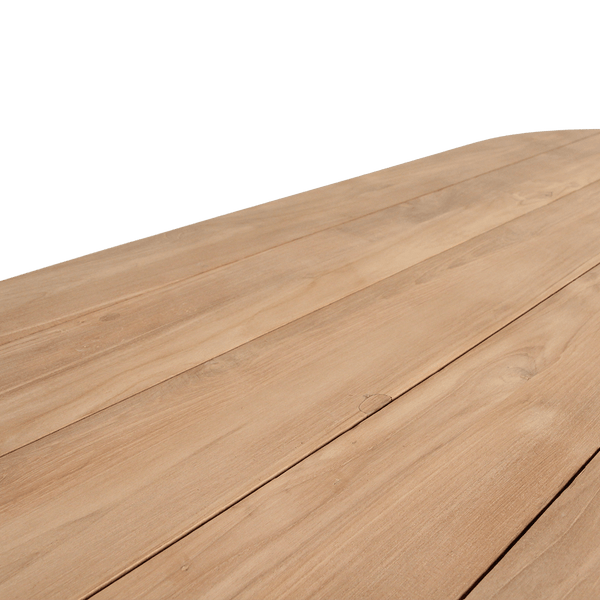 Verano teakhouten ovale tuintafel 200 cm
