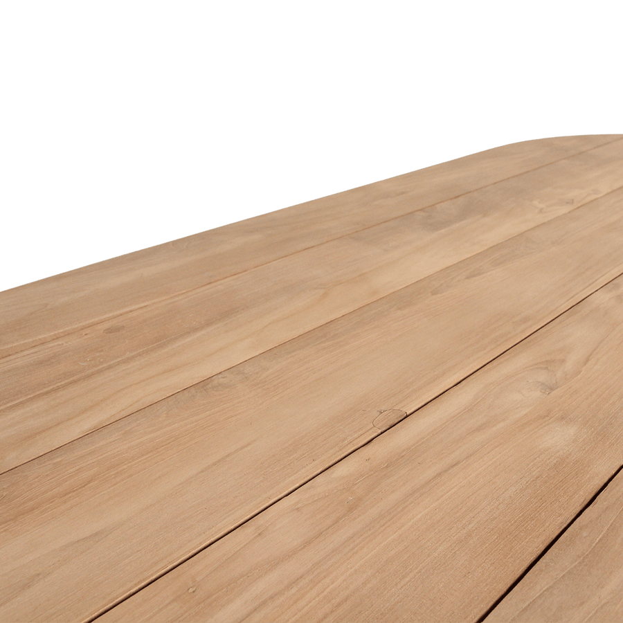 Verano teakhouten ovale tuintafel 200 cm
