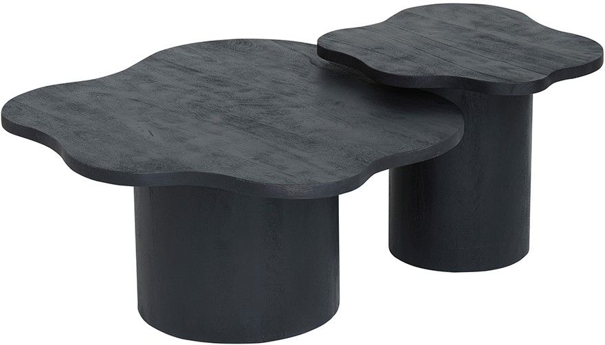 Fiore bijzettafel 65, Black