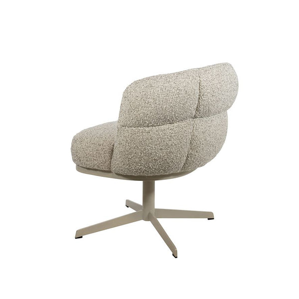 JLo eetkamerstoel - beige draaipoot 360 - Cuzco - Fog 3