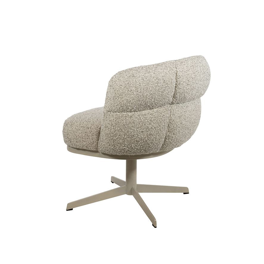 JLo eetkamerstoel - beige draaipoot 360 - Cuzco - Fog 3