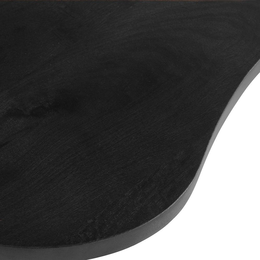 Firenze salontafel 125, boon vorm, Black