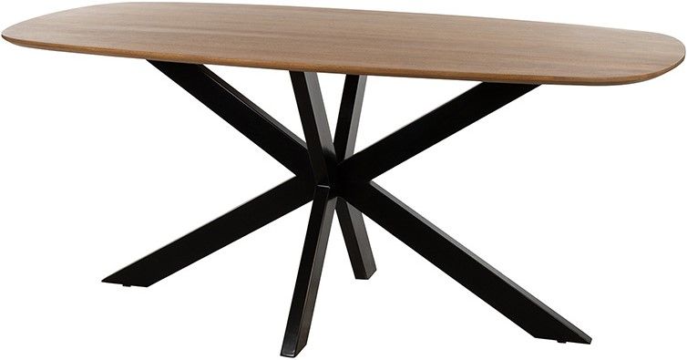 Eetkamertafel deens ovaal 210, Mango Smooth Natural