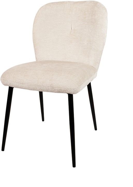 Bobby eetkamerstoel - met arm - Perfect Harmony - Ivory 02 - Set van 2