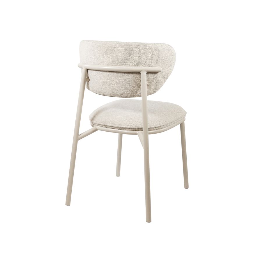 Didi eetkamerstoel - Beige frame - Gear - Shell 196 - Set van 2